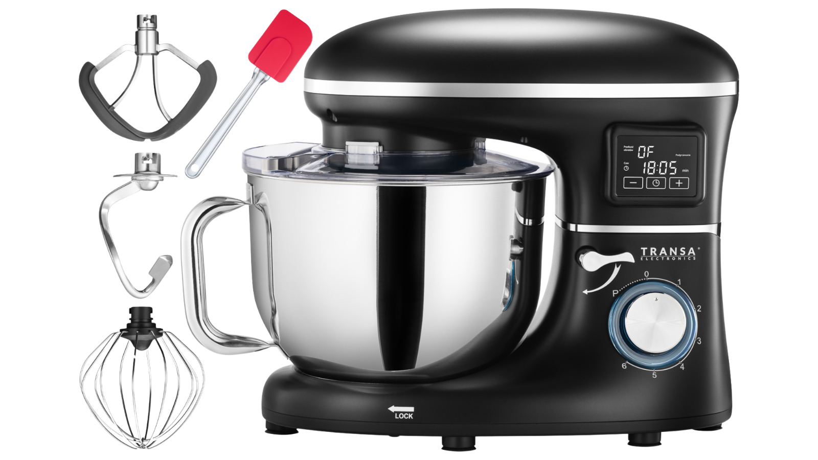 Robot planetarny SilverHot Chef TE-24 Transa Electronics specyfikacja